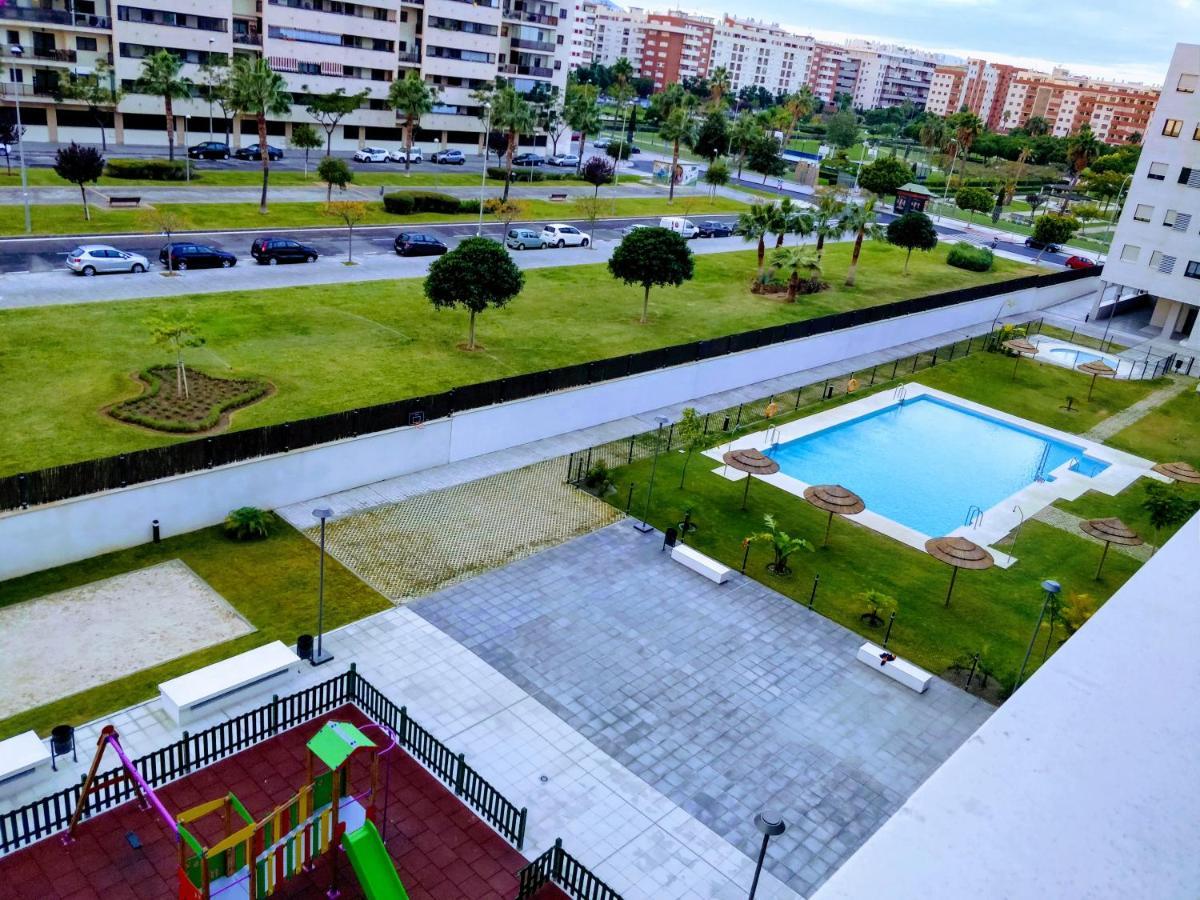 Atico Con Piscina Y Vistas Al Mar Habitat Litoral Appartement Málaga Buitenkant foto