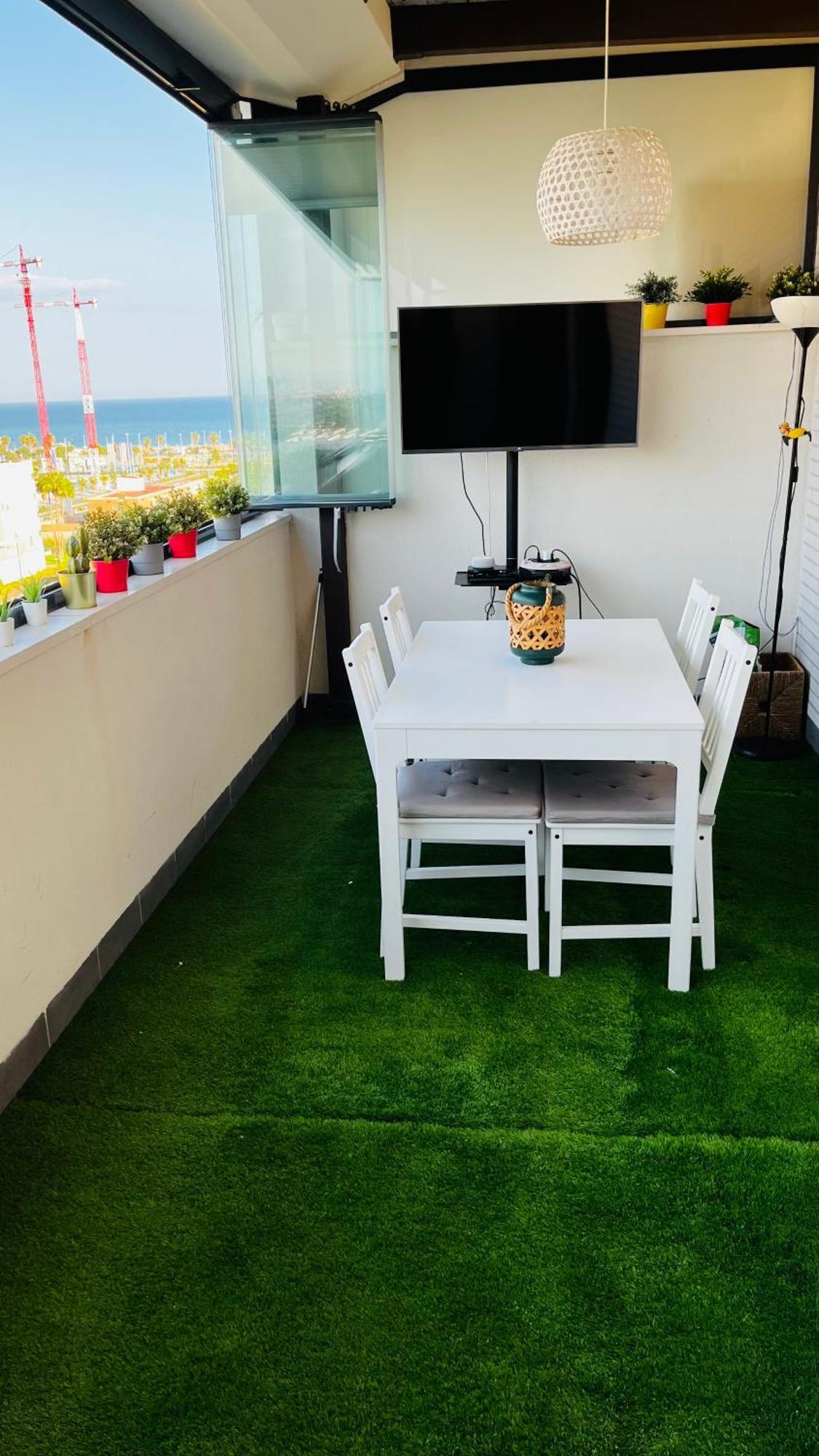 Atico Con Piscina Y Vistas Al Mar Habitat Litoral Appartement Málaga Buitenkant foto